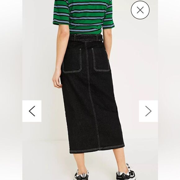 BDG Urban Outfitters denim button down pencil skirt - Picture 5 of 7